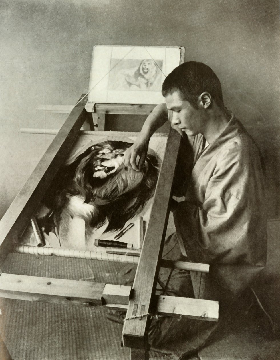 Vyšívač, 1910. od Herbert Ponting