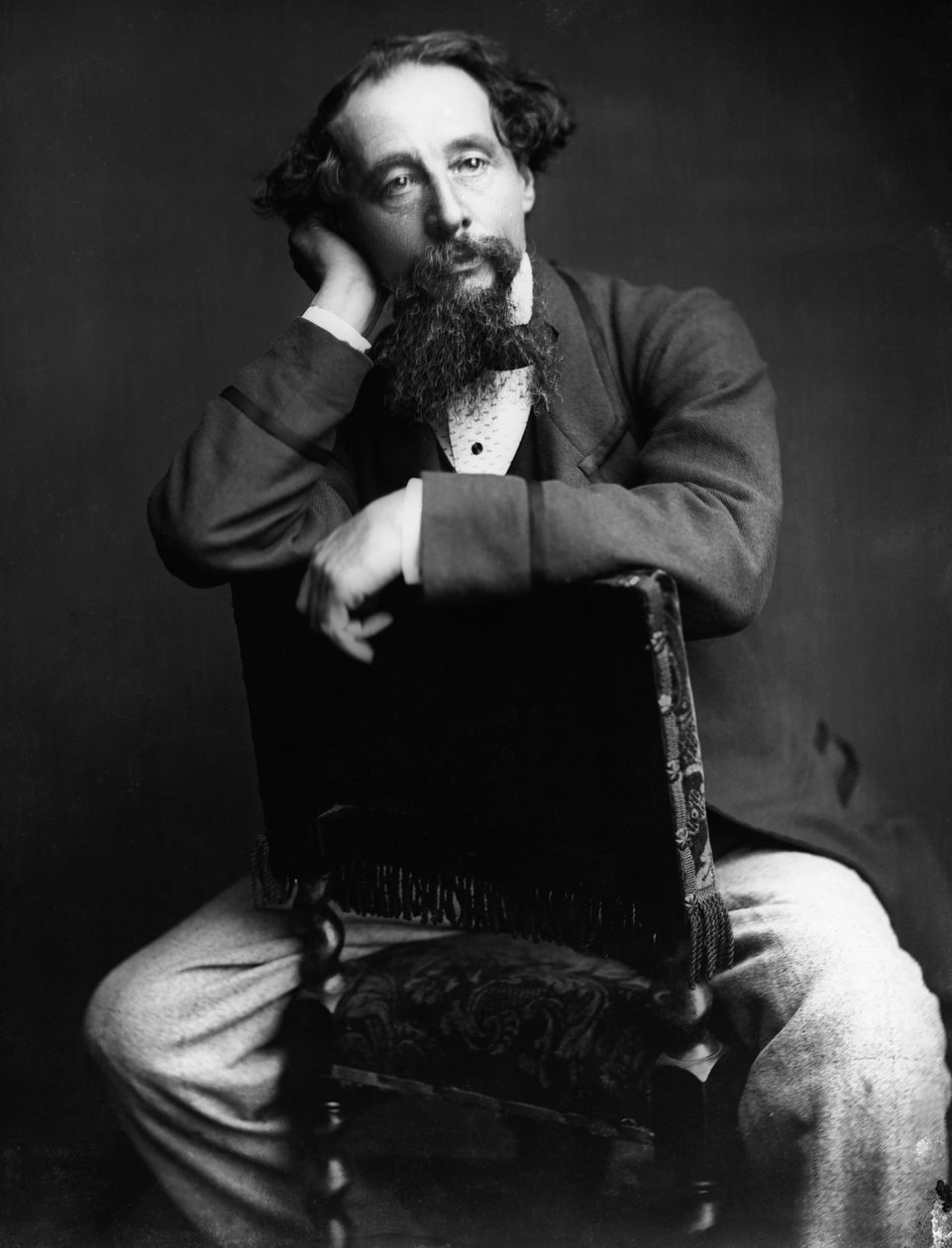 Portrét Charlese Dickense 1812-1870. od Herbert Watkins