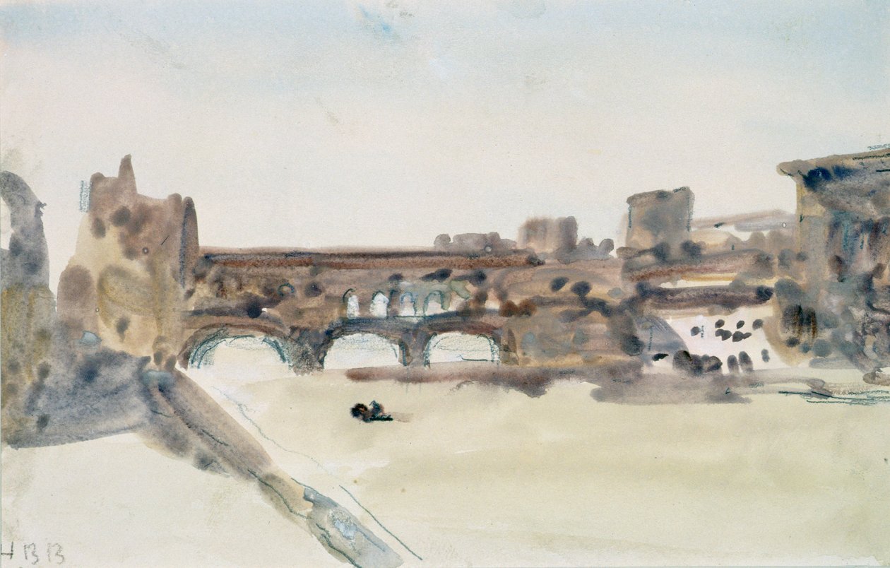 Ponte Vecchio, Florencie od Hercules Brabazon Brabazon