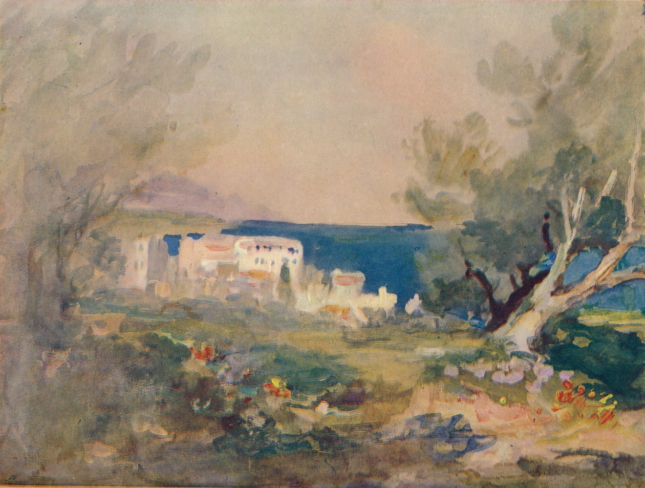 Na pobřeží Středozemního moře, c1880, 1905 od Hercules Brabazon Brabazon