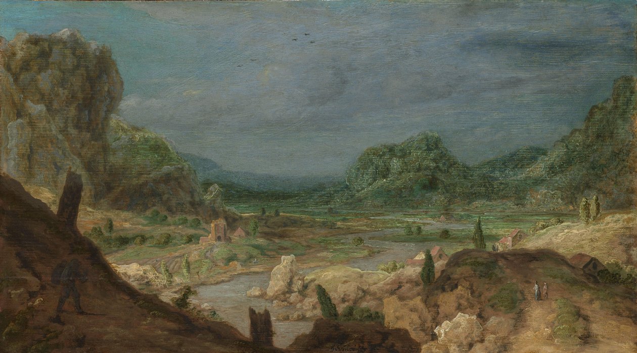 říční údolí Říční údolí od Hercules Segers