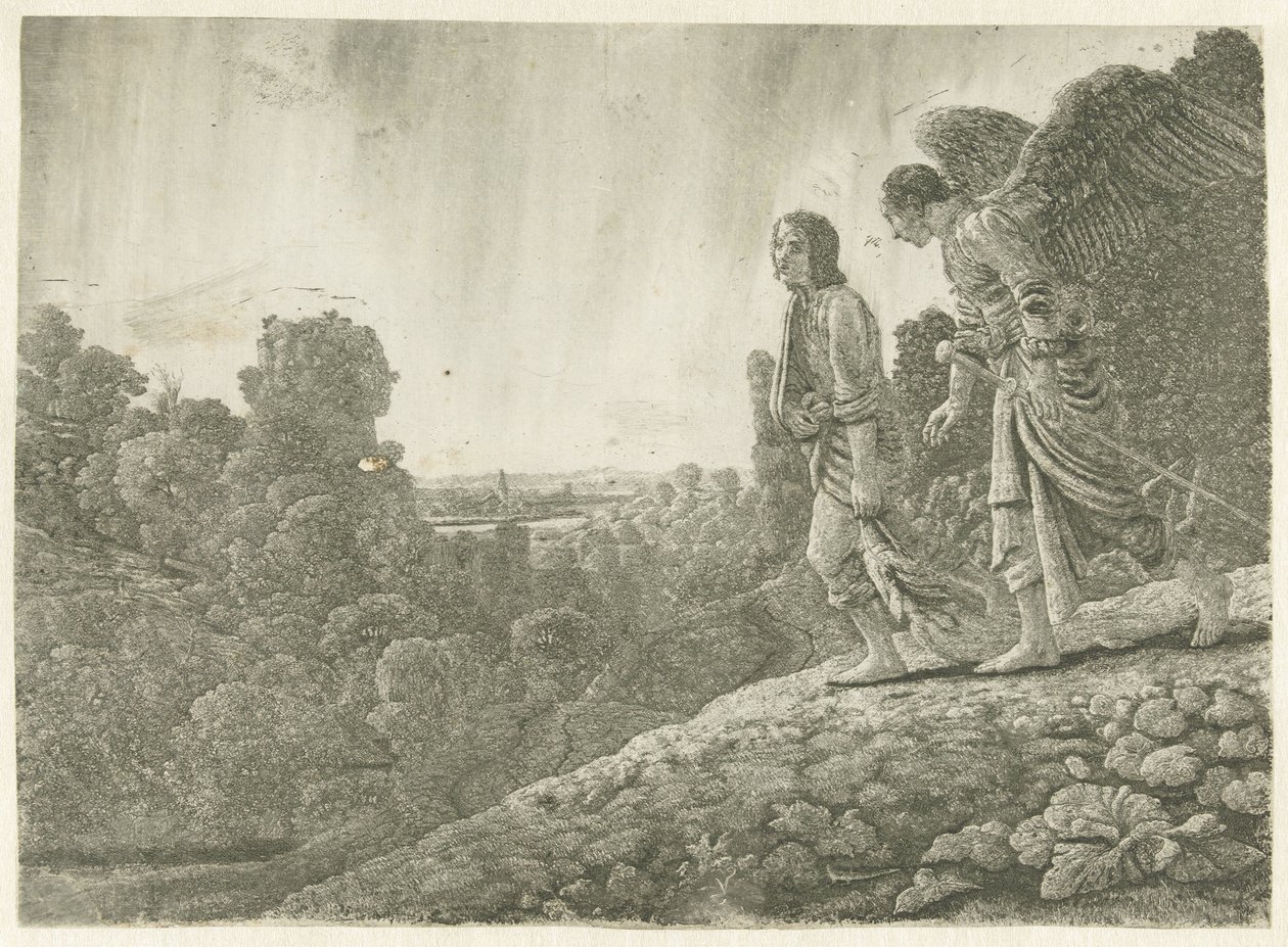 Tobiáš a anděl od Hercules Segers
