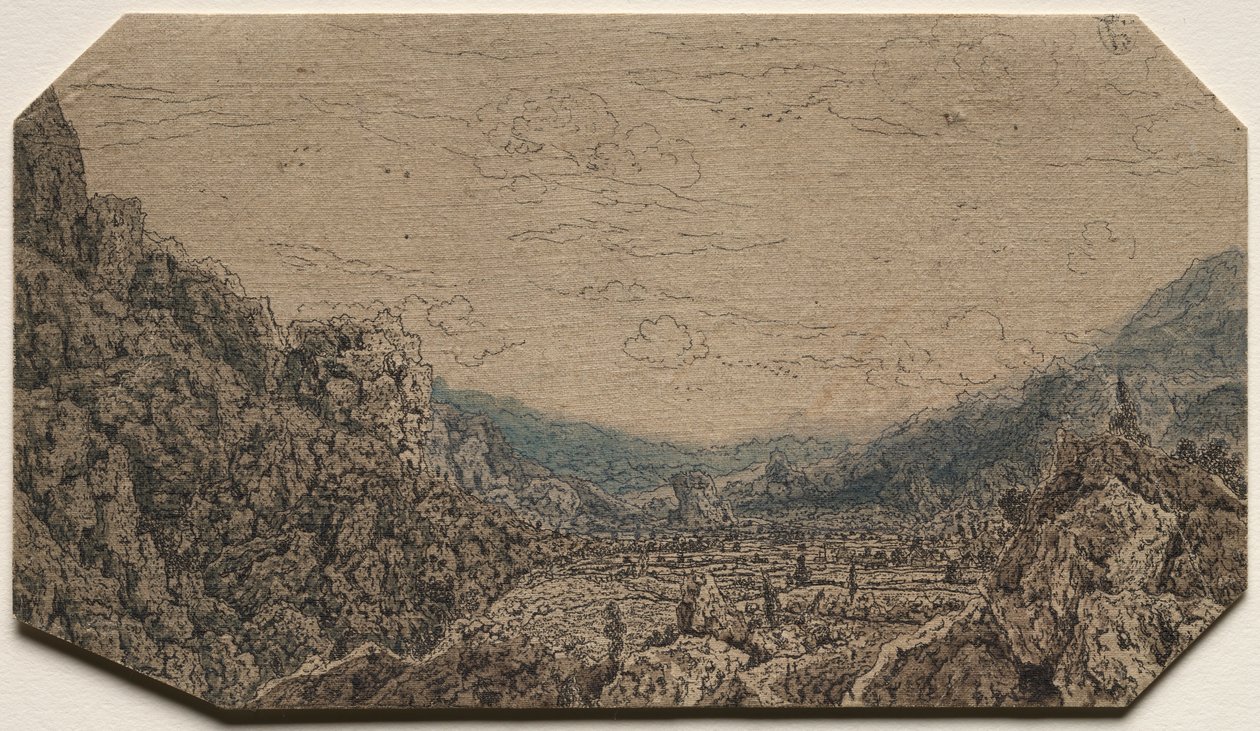Enclosed Valley, c. 1623-30. od Hercules Seghers