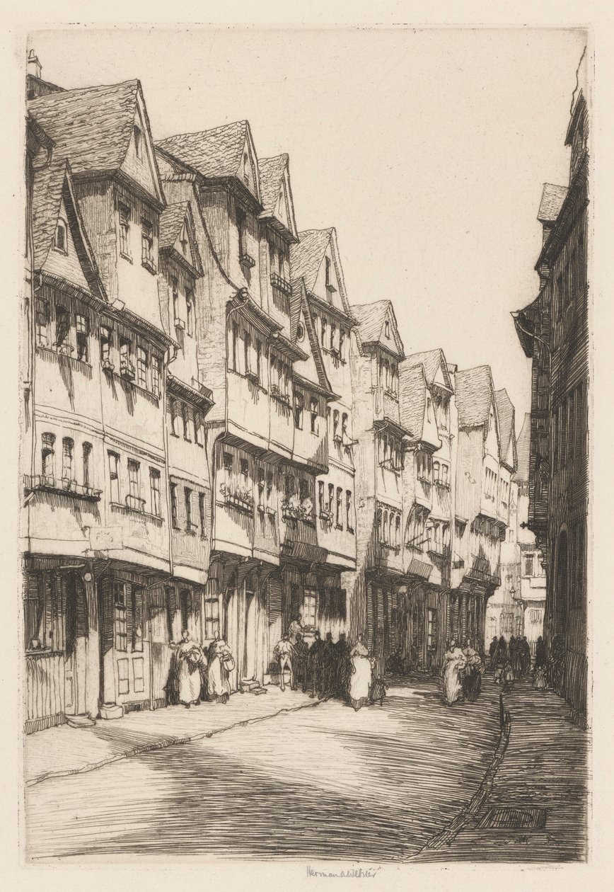 Klostergasse, Frankfurt od Herman Armour Webster