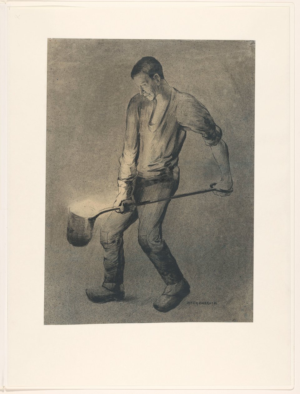 slévárna železa od Herman Heijenbrock (signed by artist)