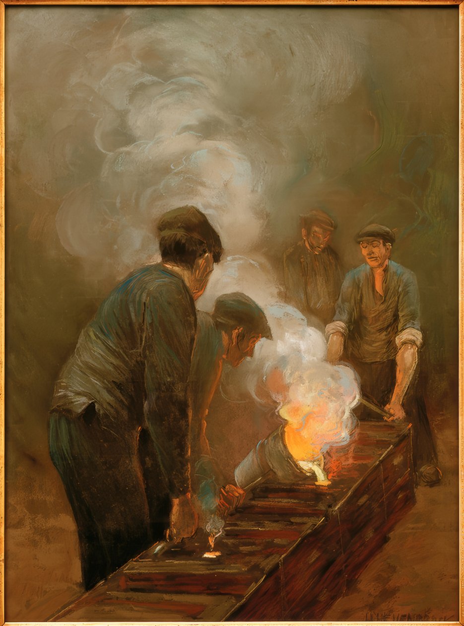 Slévárna mědi od Herman Heijenbrock