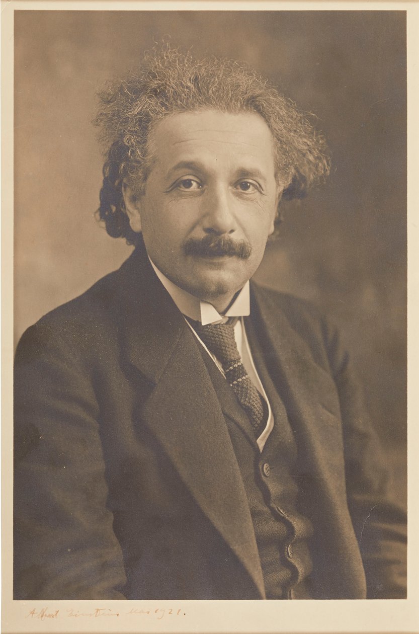 Portrét Alberta Einsteina 1879-1955, 1921. od Herman Mishkin