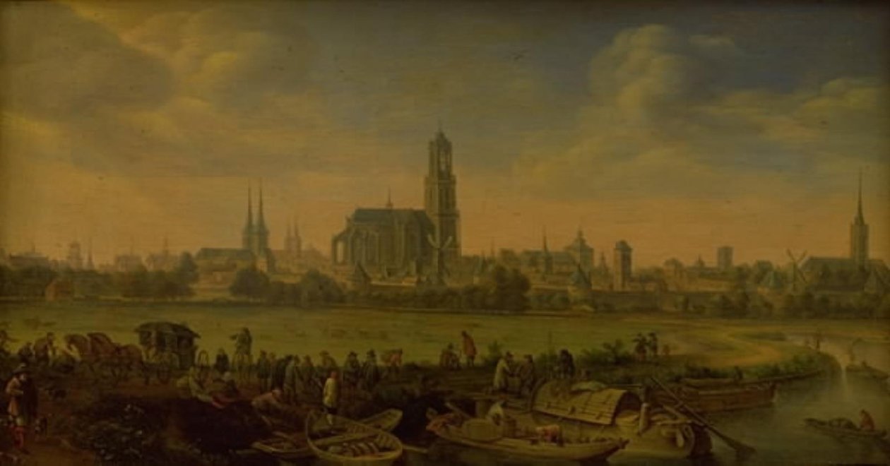 Pohled na Utrecht od Herman Saftleven