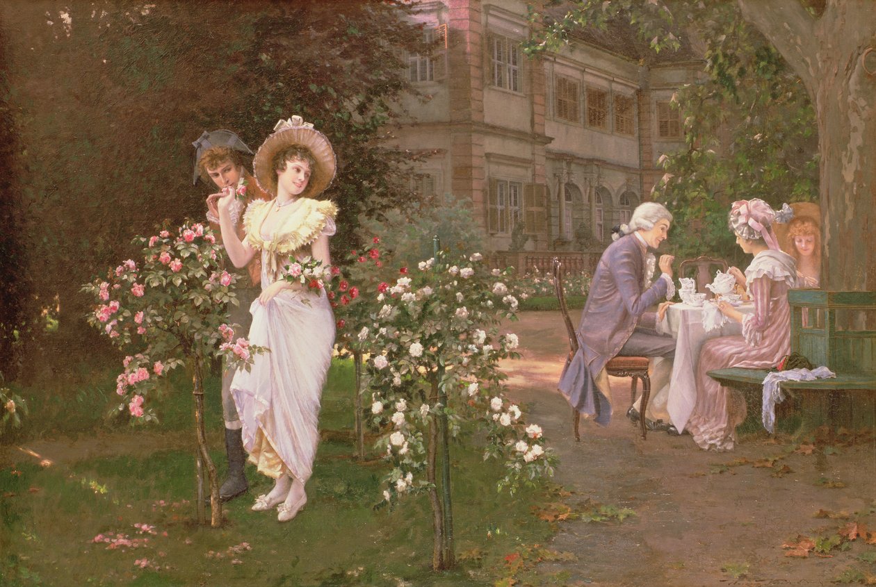 Čajová romance, 19. století od Hermann Koch
