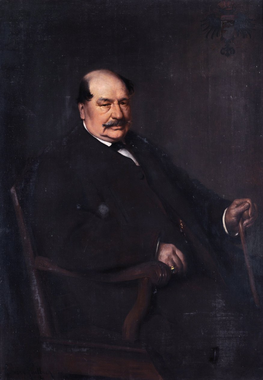 Hrabě Alois Nikolaus Ambros hrabě von Arco-Stepperg (1808-1890) od Hermann Kaulbach