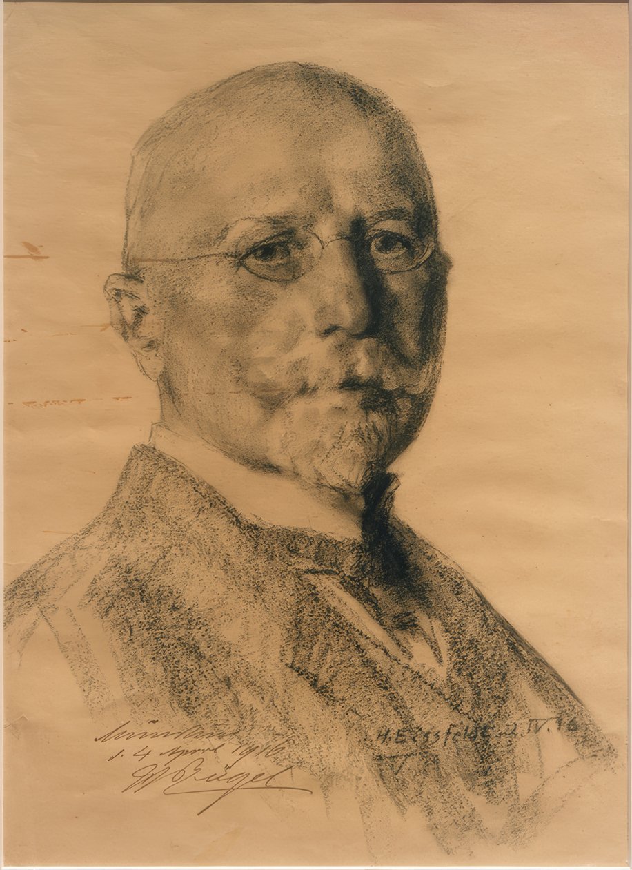 Portrét Heinricha von Zügela od Hermann Eissfeldt