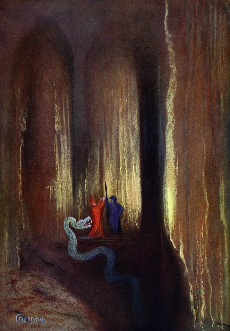 Temná jeskyně, 1906 od Hermann Hendrich