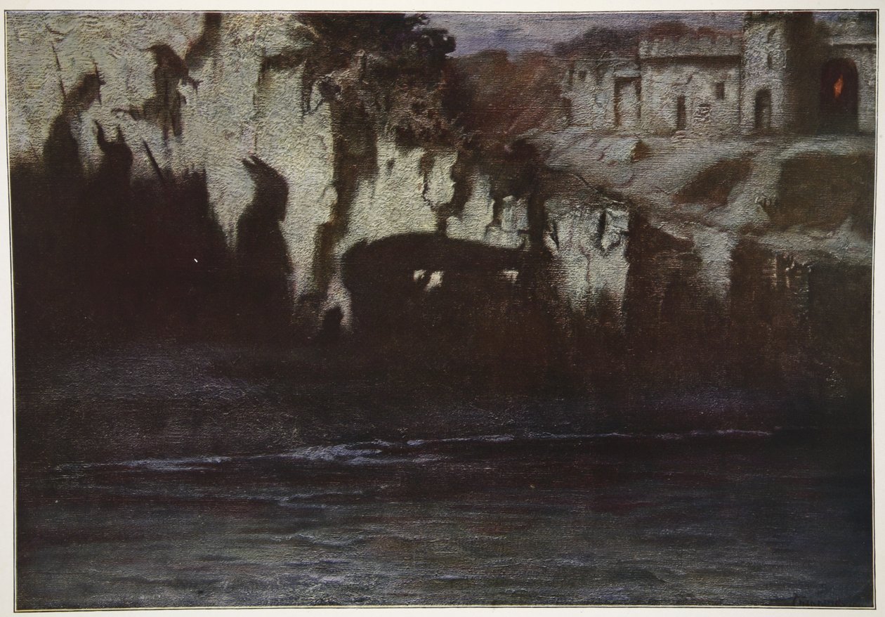 Pohřeb Siegfrieda, 1906 od Hermann Hendrich