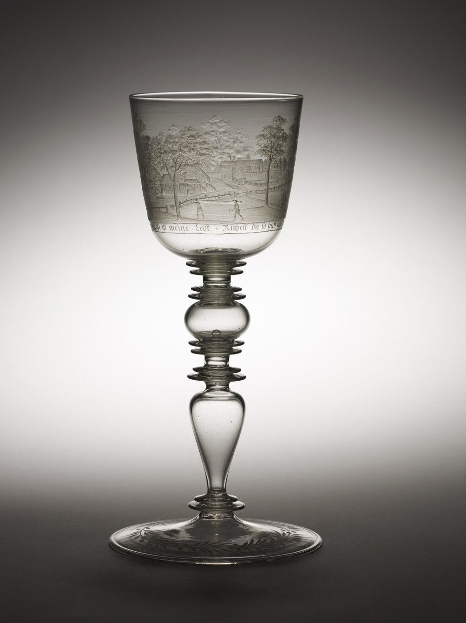 Pohár, cca 1680 (sklo) od Hermann Schwinger
