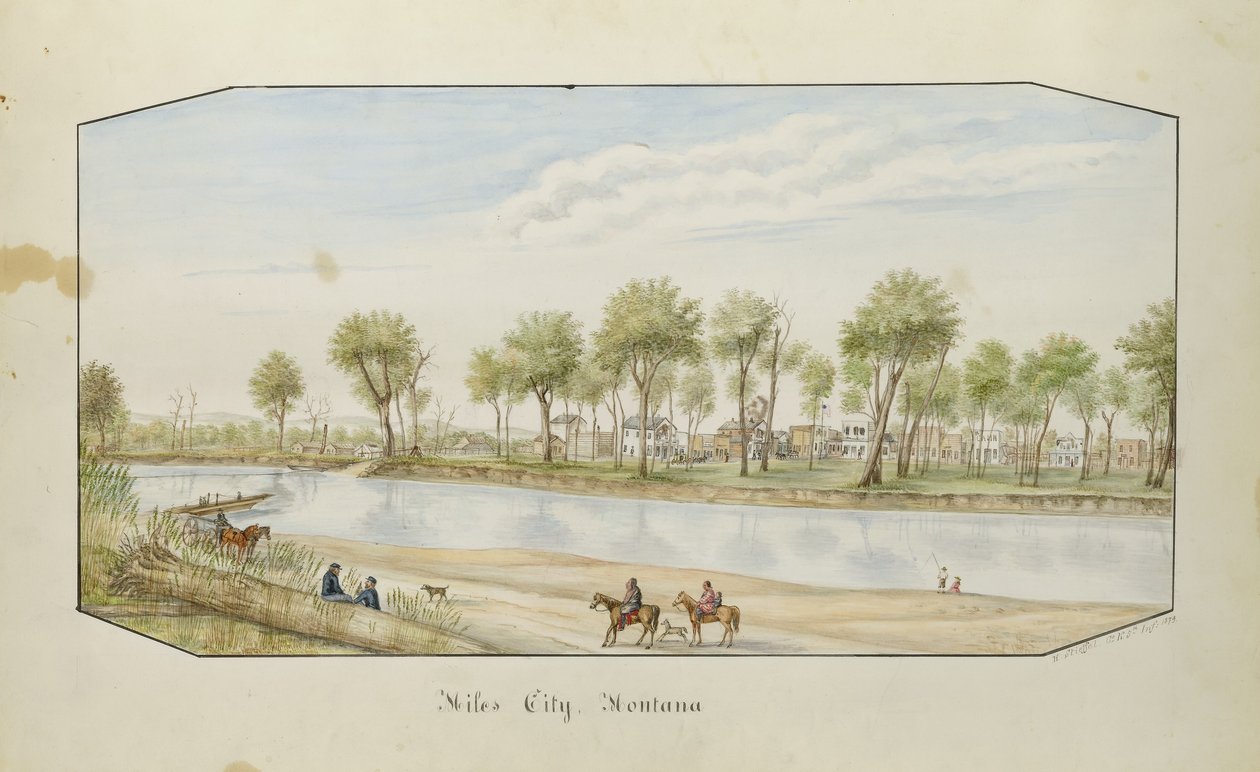 Miles City, Montana od Hermann Stieffel