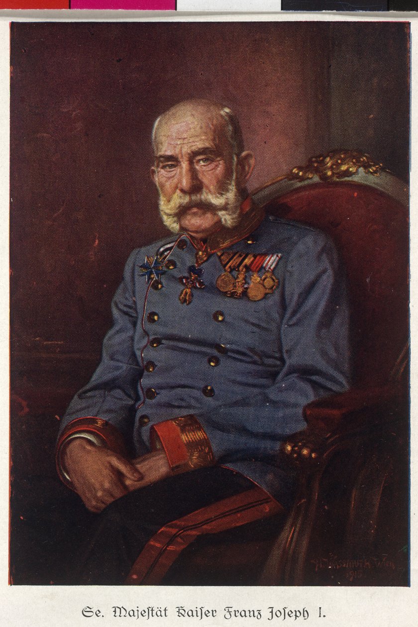 Rakouský císař František Josef I. od Hermann Wassmuth