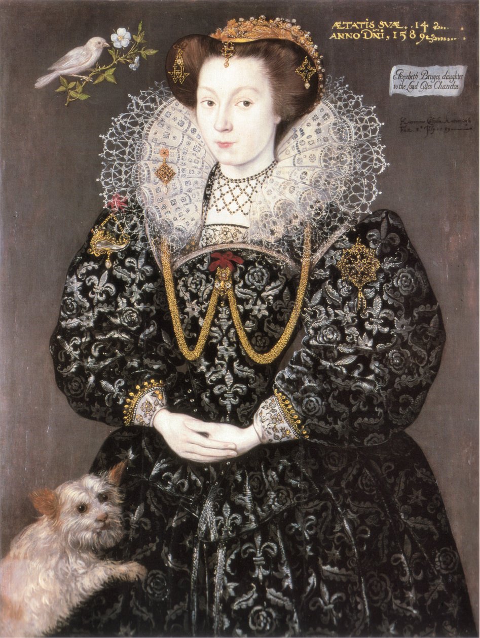 Elizabeth Brydges 1589 od Hieronimo Custodis