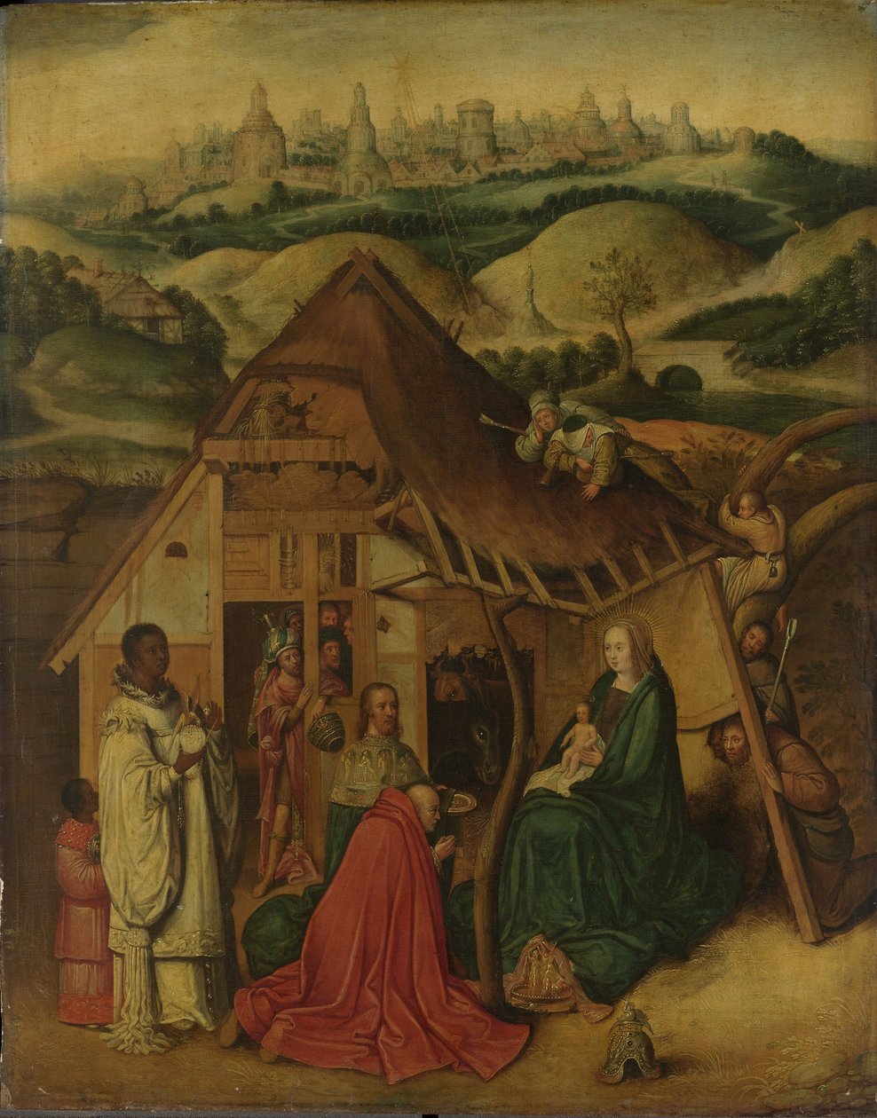 Klanění mudrců od Hieronymus Bosch