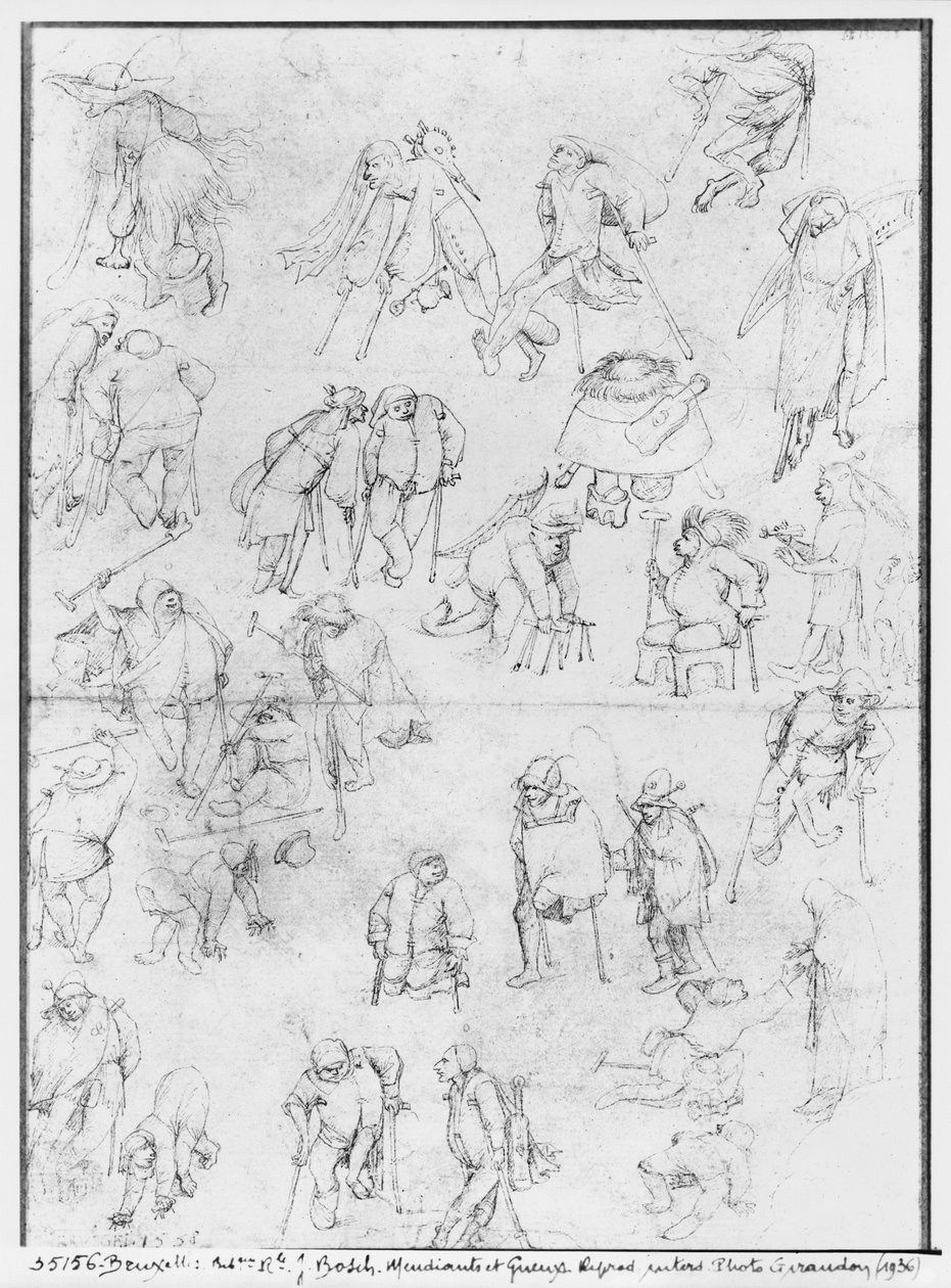 Žebráci od Hieronymus Bosch