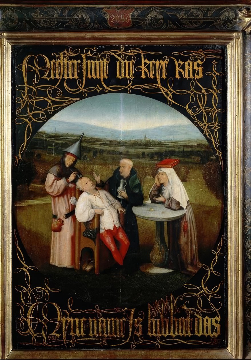 Řezání kamene od Hieronymus Bosch