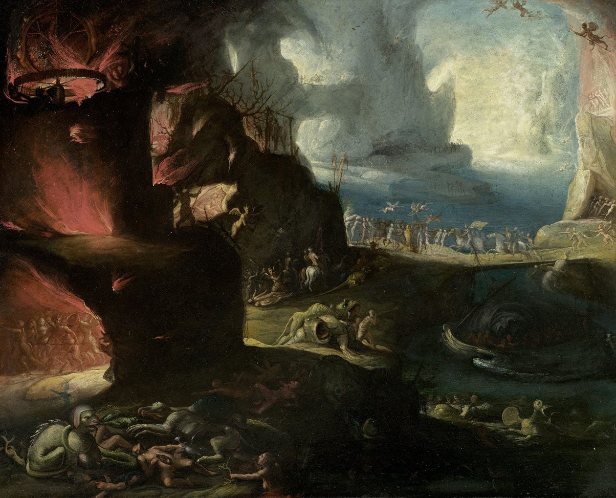 Pekelná krajina od Hieronymus Bosch
