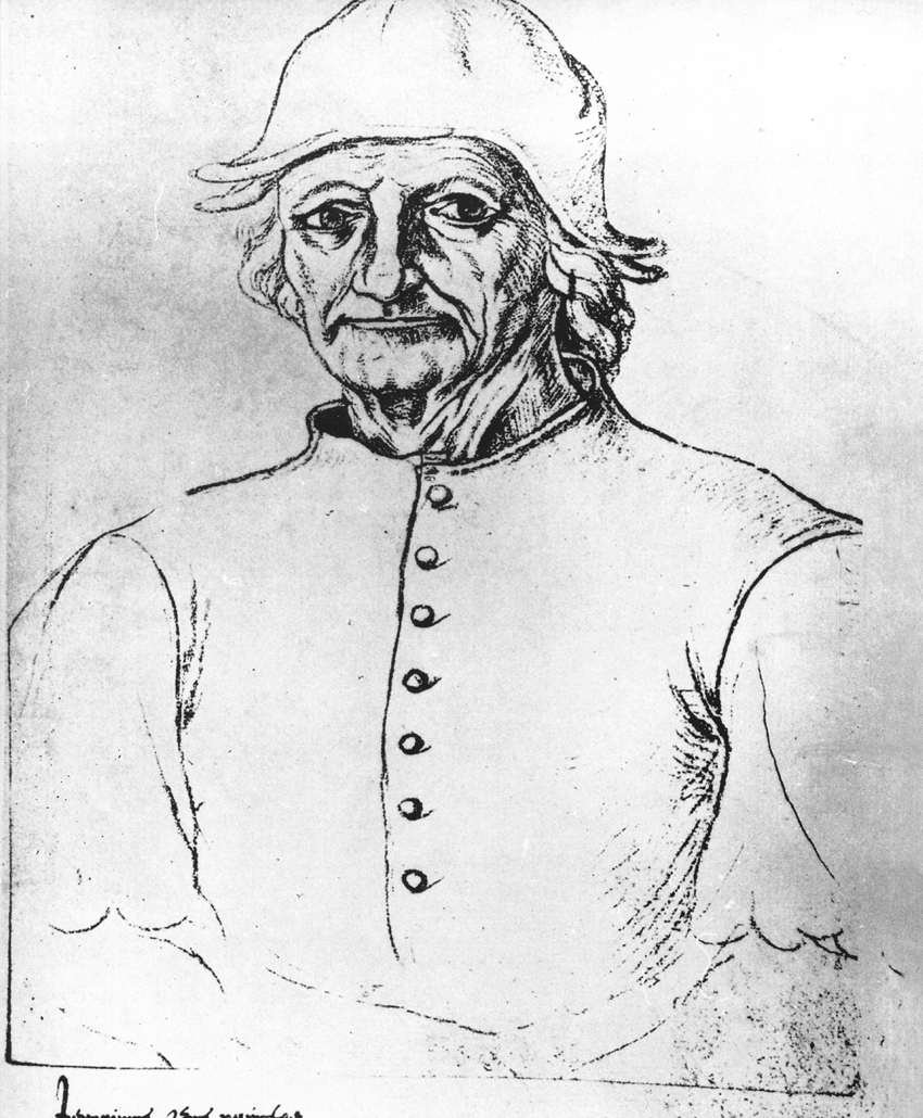 Portrét Hieronyma Bosche od Hieronymus Bosch