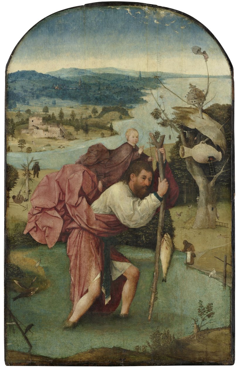Svatý Kryštof od Hieronymus Bosch