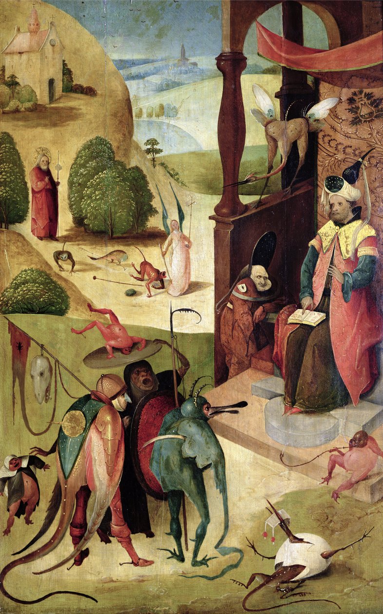 Svatý Jakub a kouzelník od Hieronymus Bosch