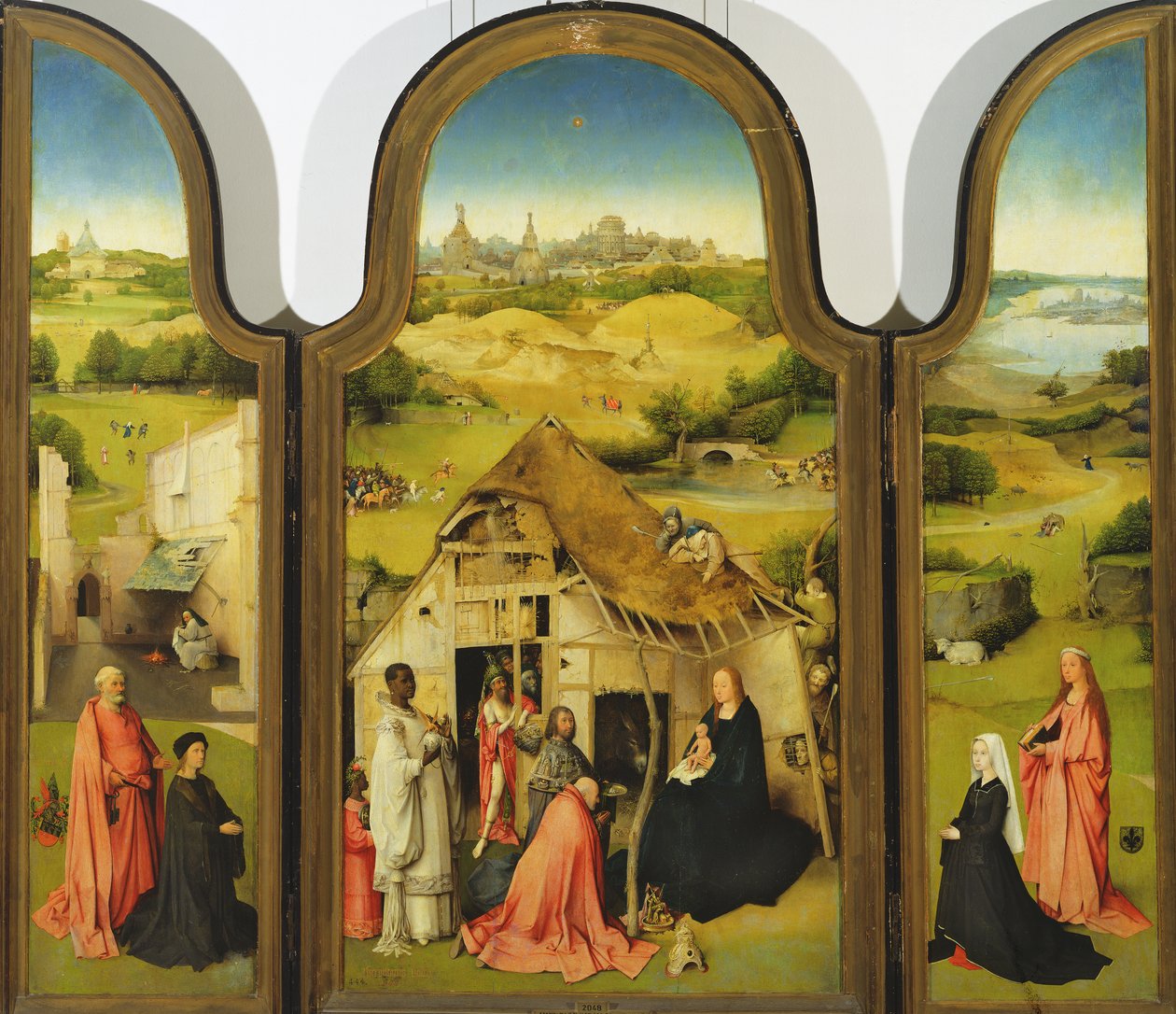 Klanění tří králů, 1510 od Hieronymus Bosch