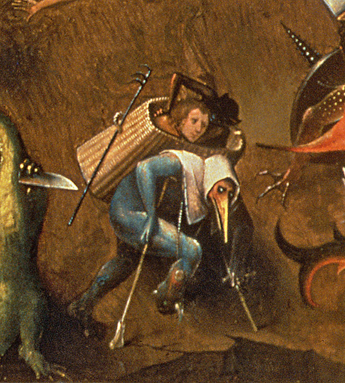 Detail posledního soudu na panelu 29115 od Hieronymus Bosch