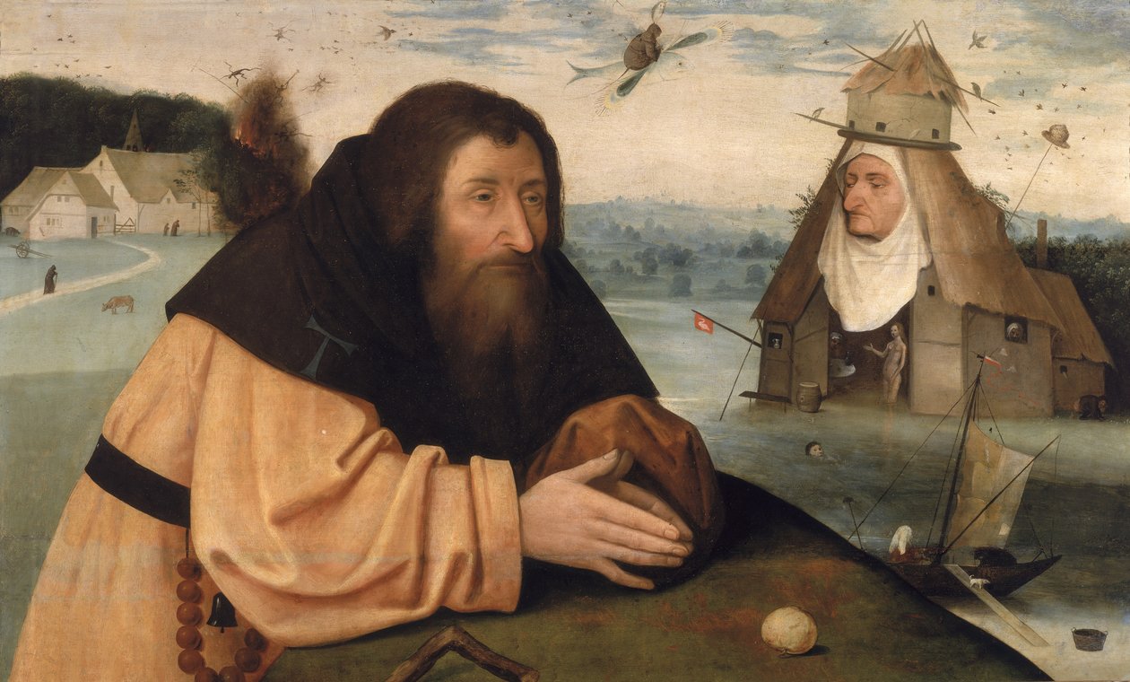 Pokušení svatého Antonína od Hieronymus Bosch
