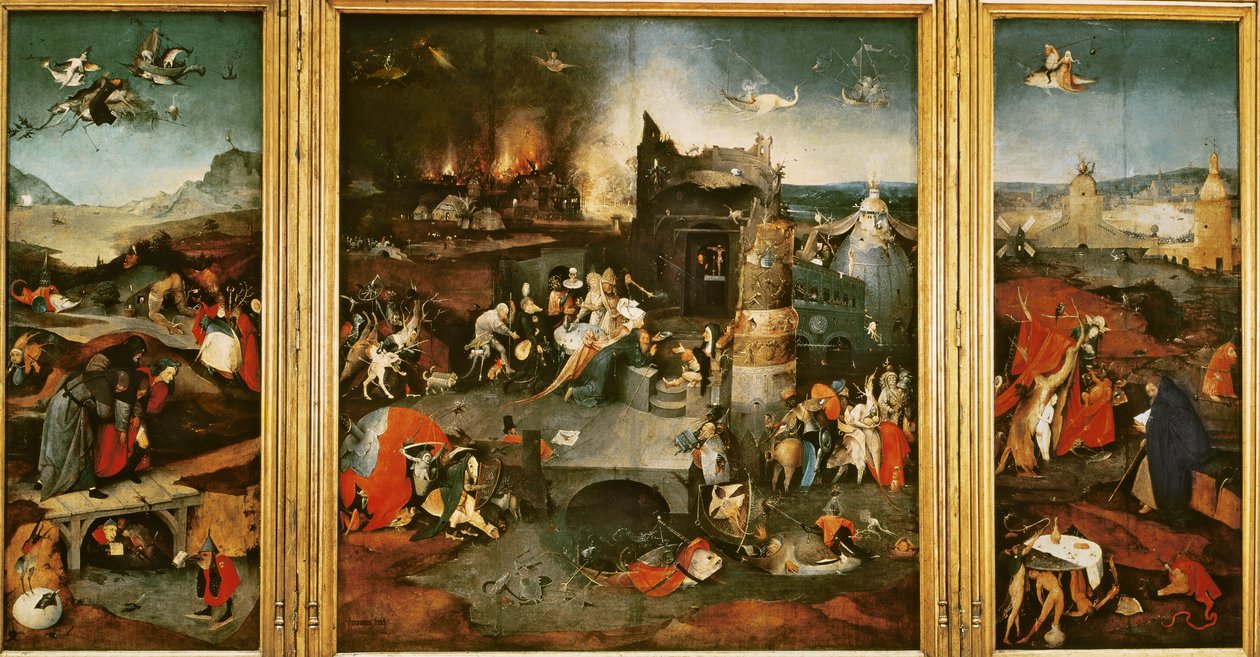 Triptych: Antonína od Hieronymus Bosch