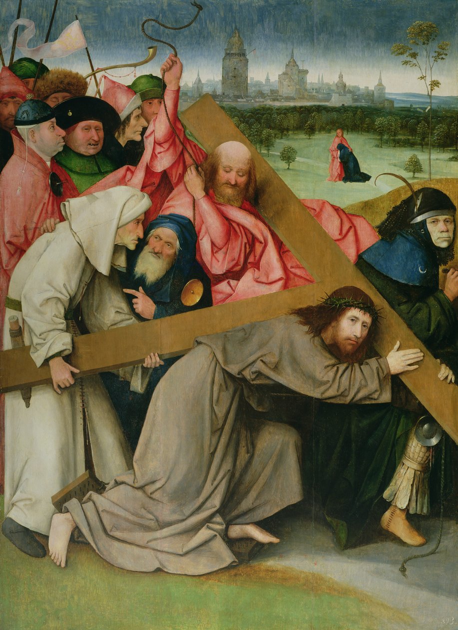 Kristus nesoucí kříž od Hieronymus Bosch