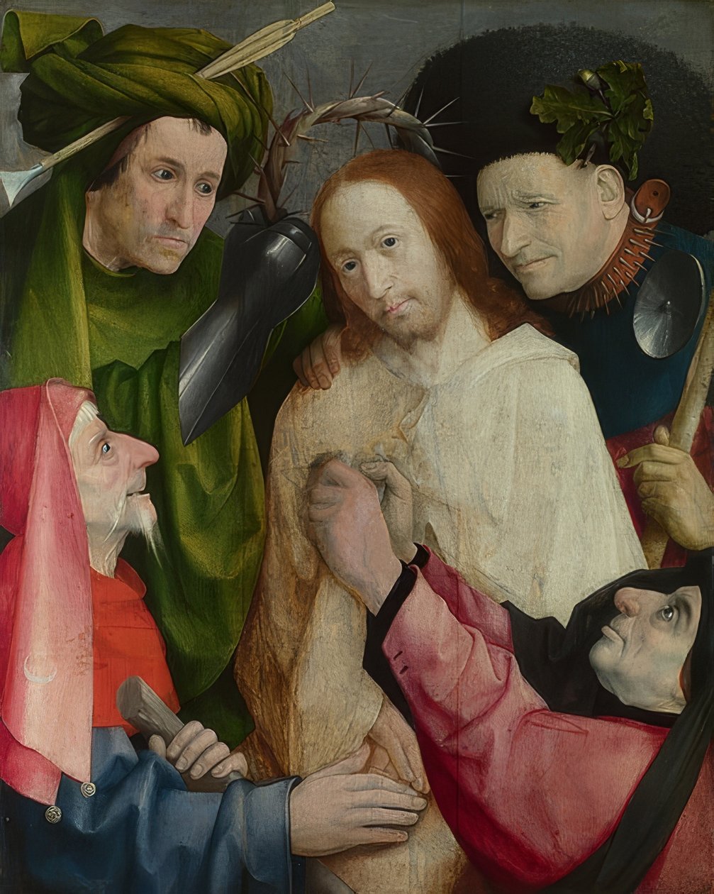 Zesměšňování Krista. Kolem roku 1510 od Hieronymus Bosch