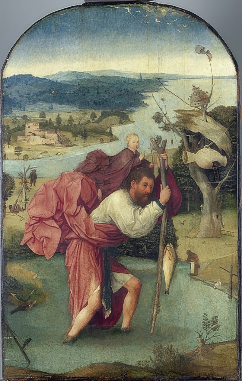 Svatý Kryštof od Hieronymus Bosch