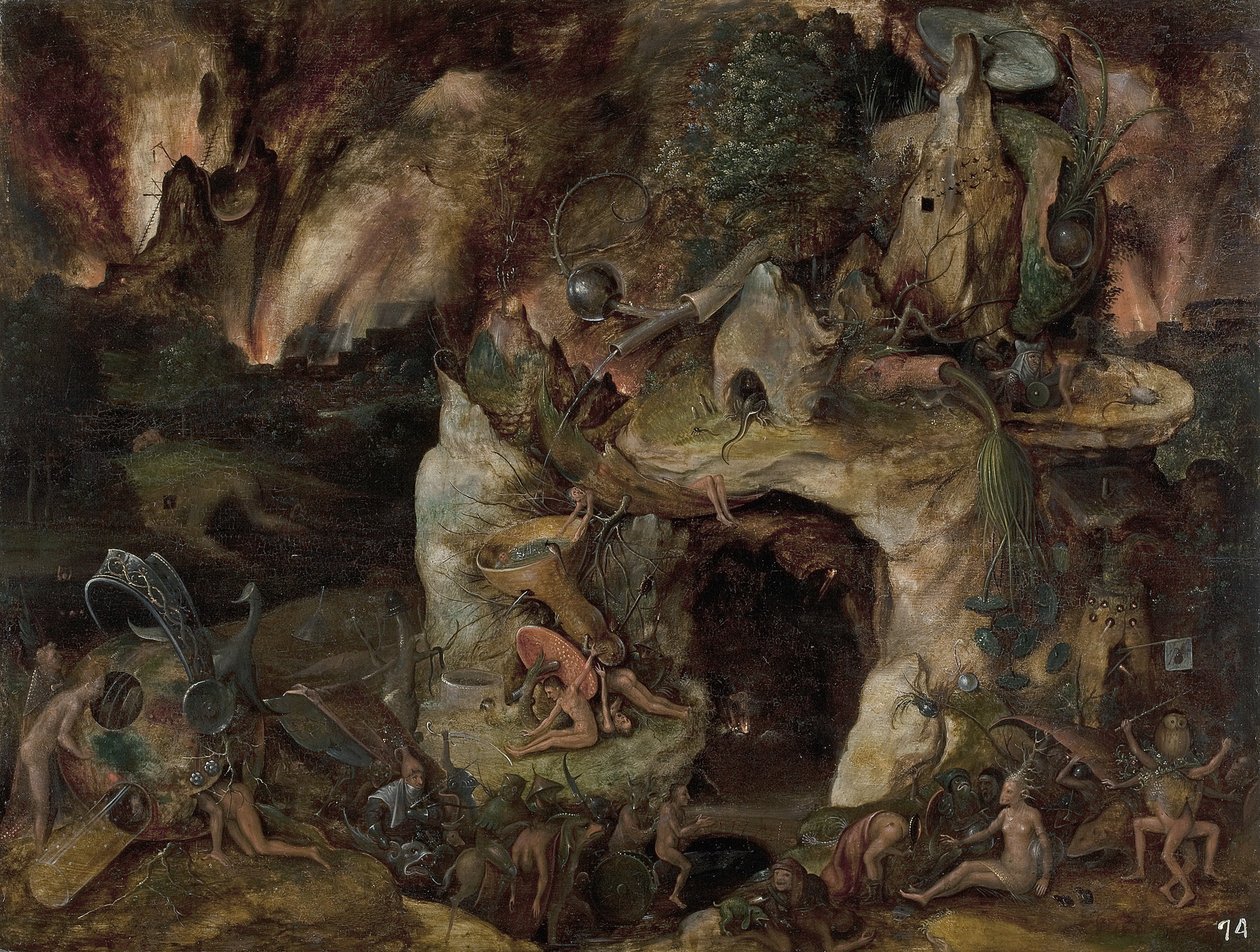 Krajina Inferno od Hieronymus Bosch
