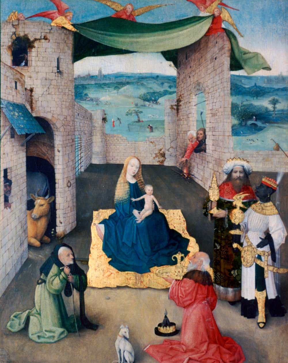 Klanění tří králů, c1490. od Hieronymus Bosch