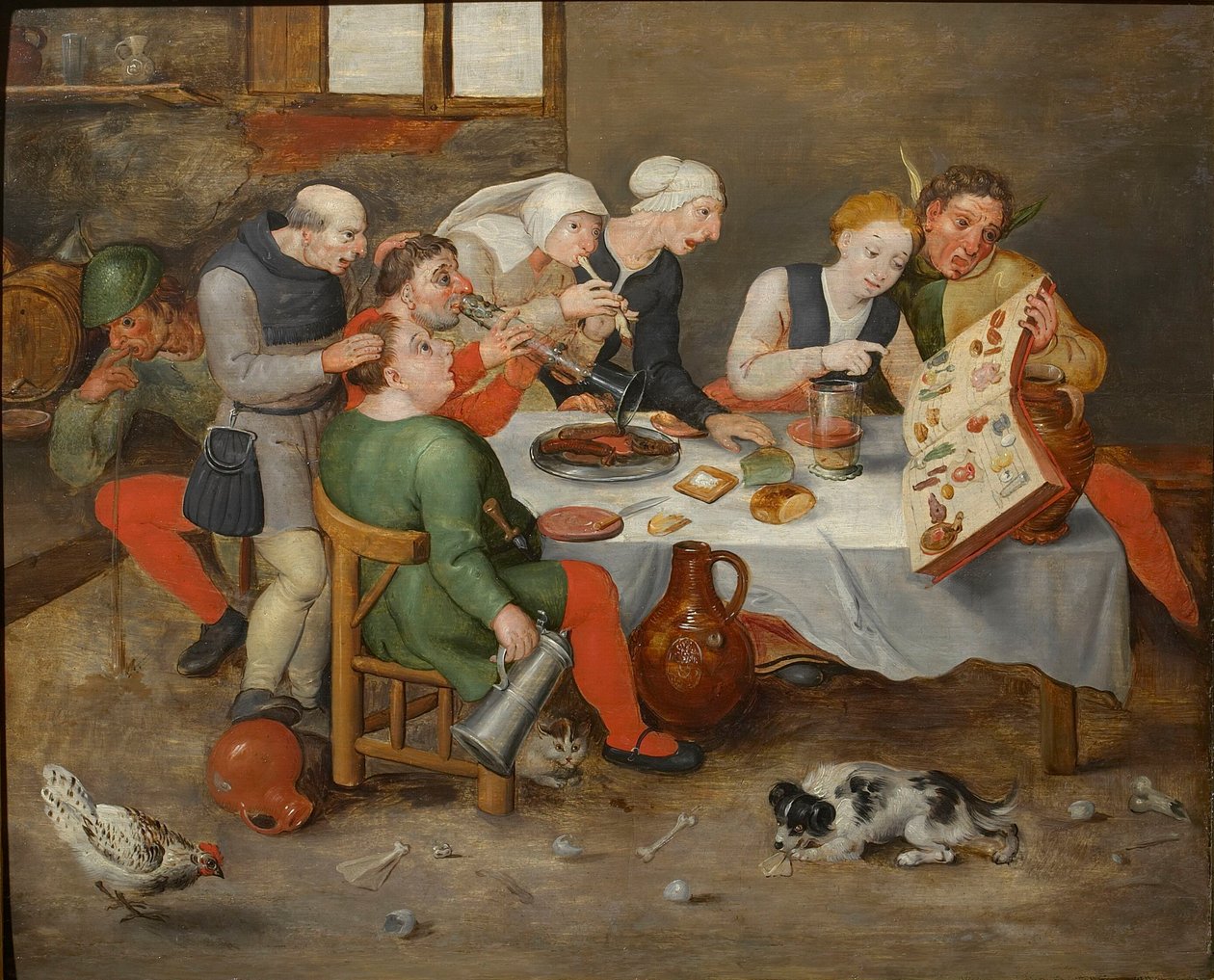 The Bacchus Singers, 1580. od Hieronymus, Bosch