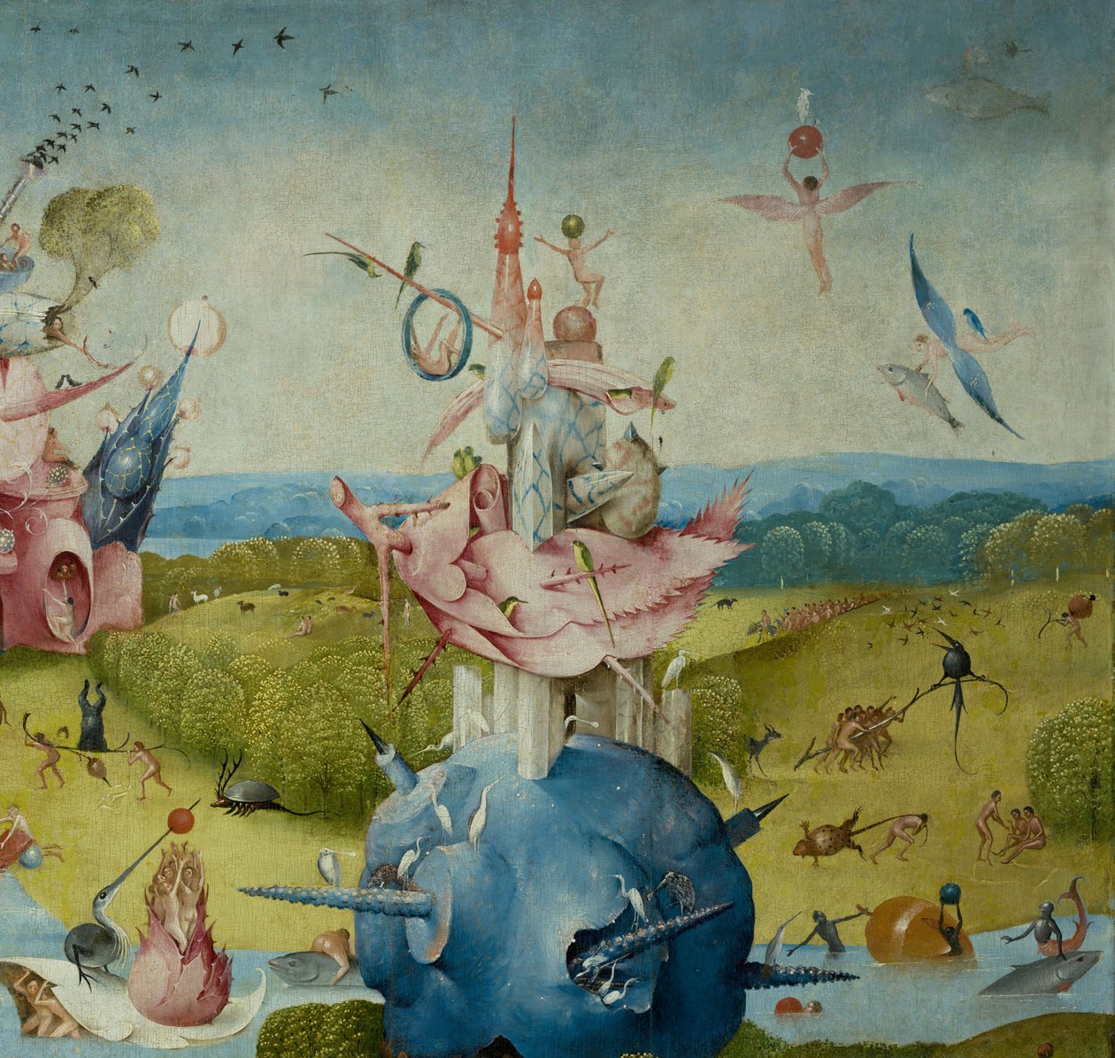 Zahrada pozemských rozkoší, 1490-1500 od Hieronymus Bosch