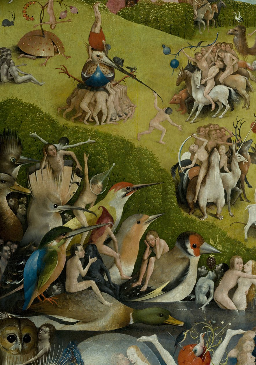 Zahrada pozemských rozkoší, 1490-1500 od Hieronymus Bosch