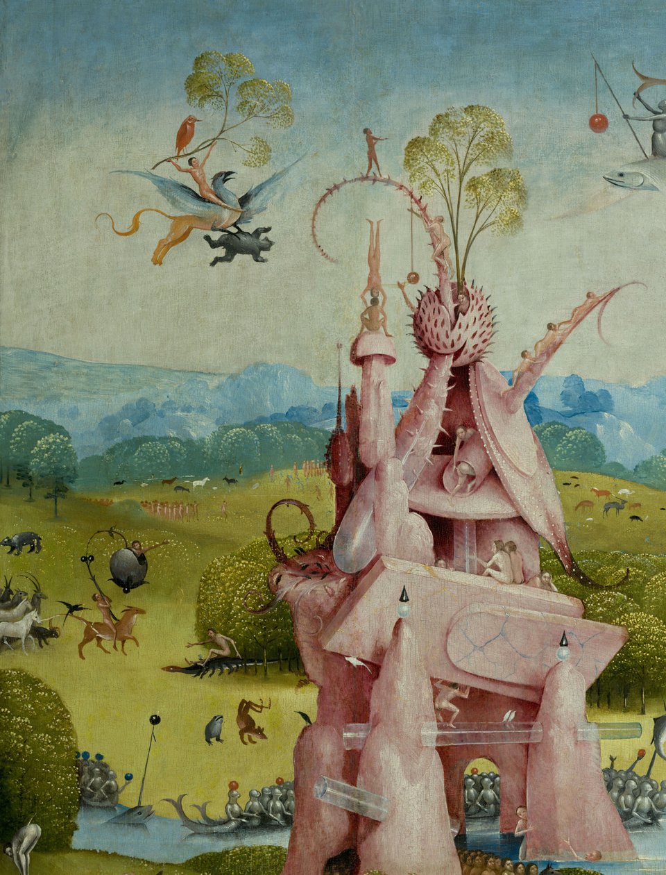 Zahrada pozemských rozkoší, 1490-1500 od Hieronymus Bosch
