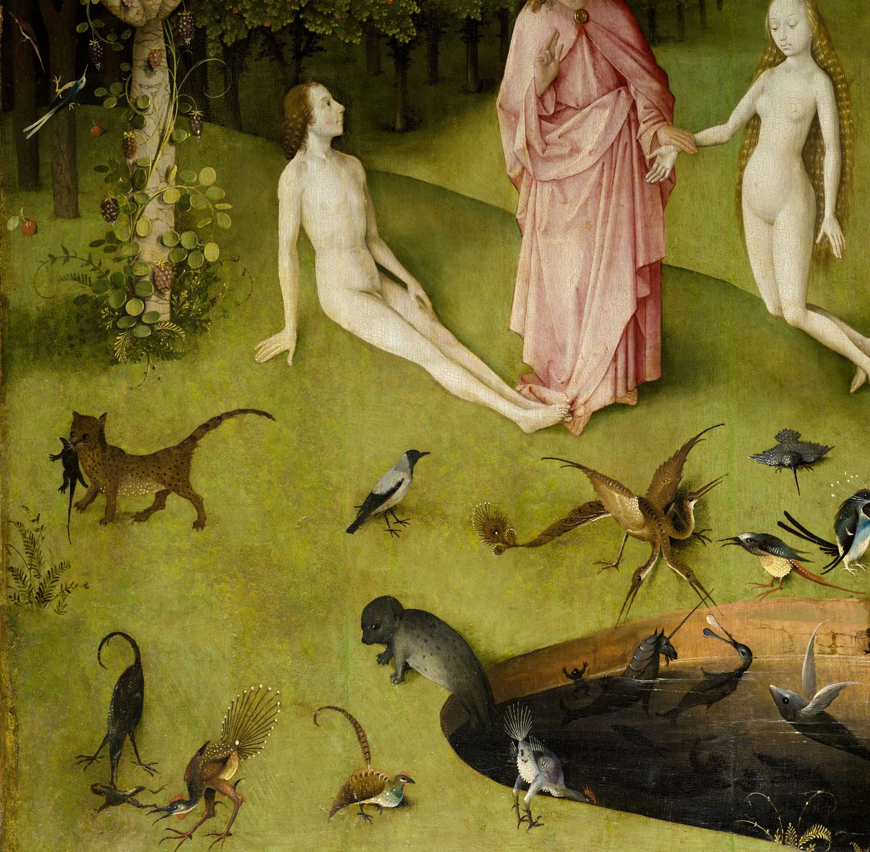 Zahrada pozemských rozkoší, 1490-1500 od Hieronymus Bosch