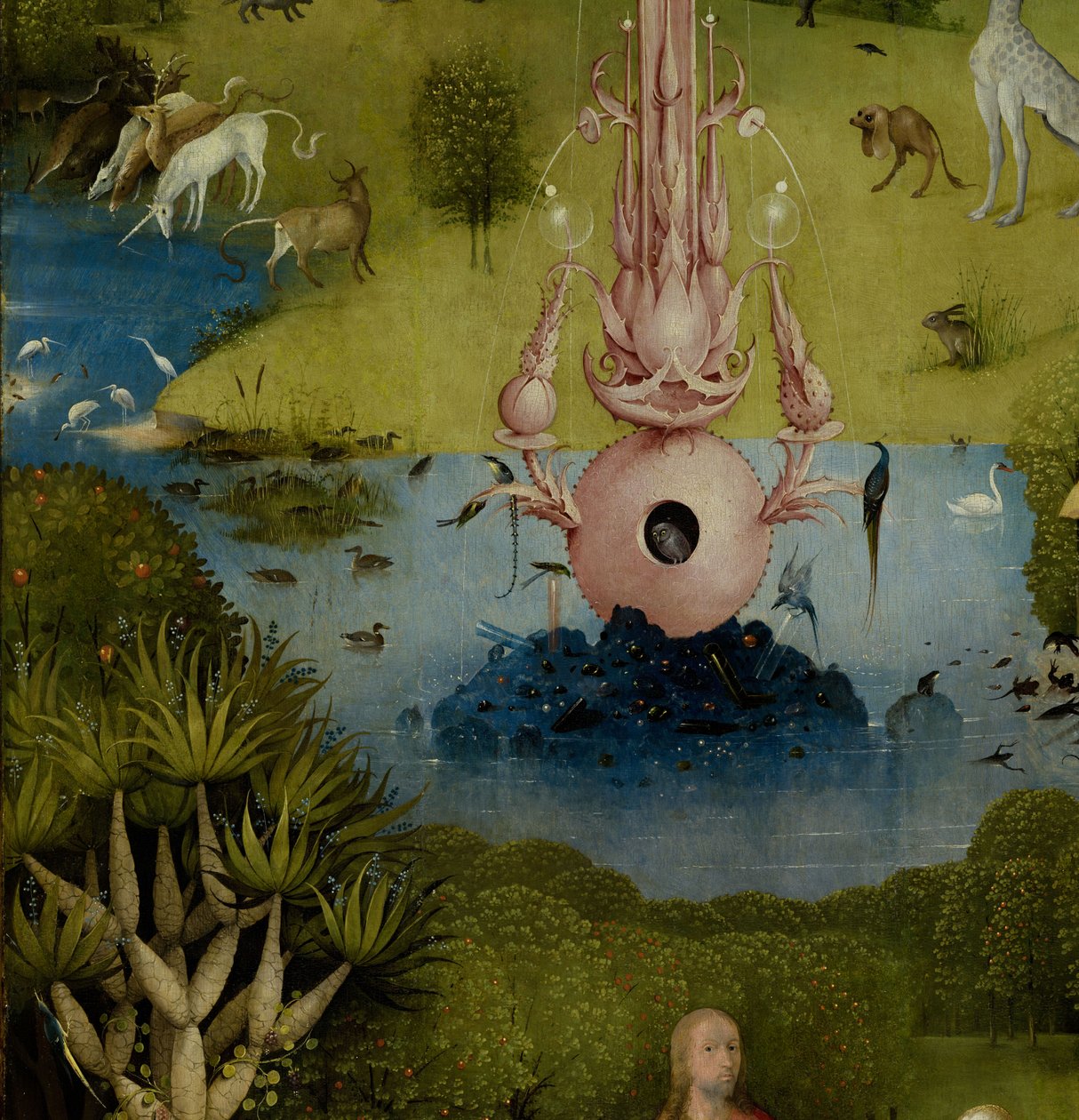 Zahrada pozemských rozkoší, 1490-1500 od Hieronymus Bosch