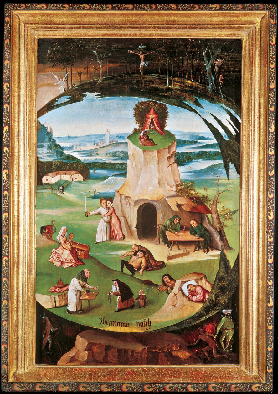 Sedm smrtelných hříchů od Hieronymus Bosch