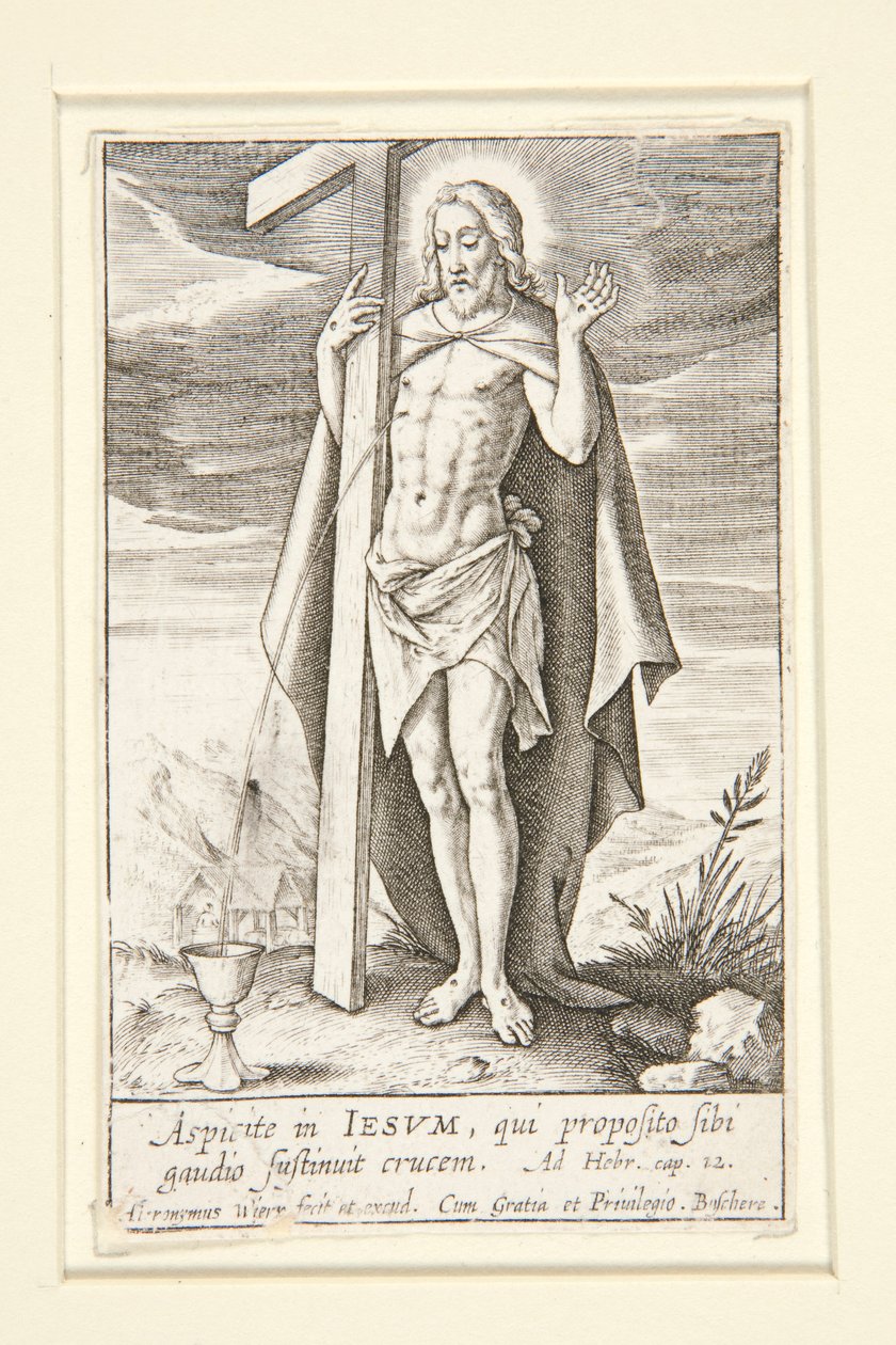 Kristus jako Spasitel od Hieronymus Wierix
