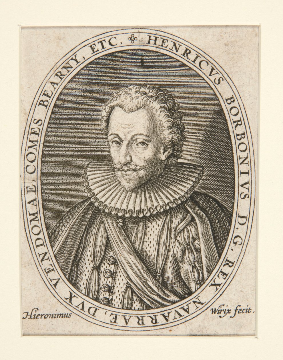 Král Jindřich IV od Hieronymus Wierix