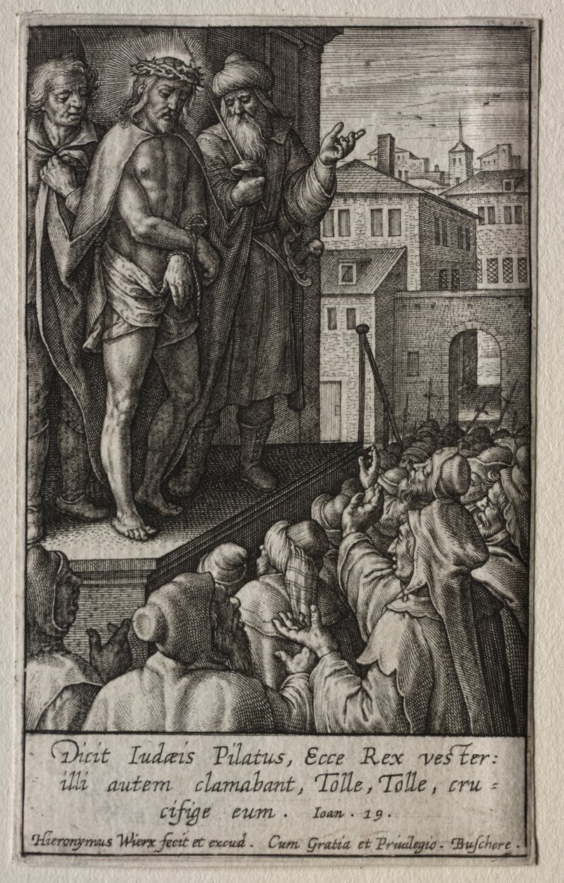 Vášeň: Ecce Homo od Hieronymus Wierix