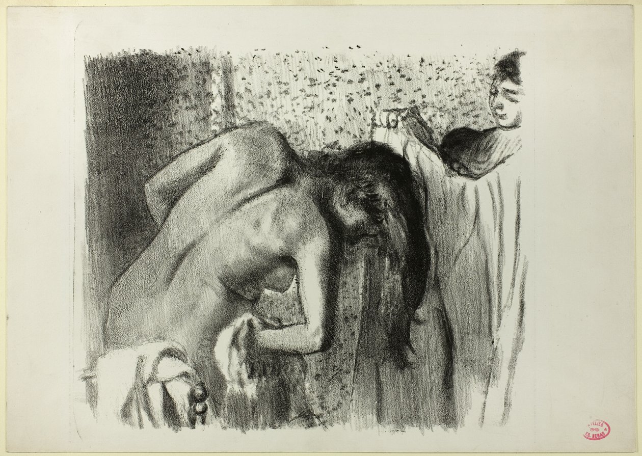 Po koupeli (velká verze) od Hilaire Germain Edgar Degas