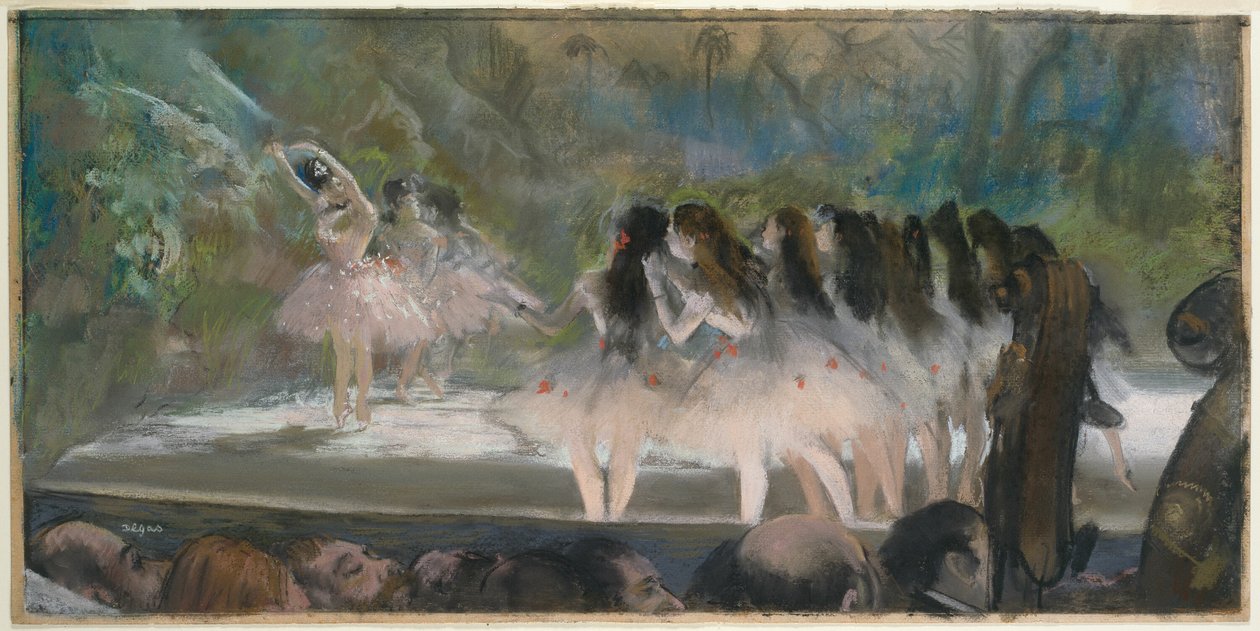 Balet v pařížské opeře od Hilaire Germain Edgar Degas
