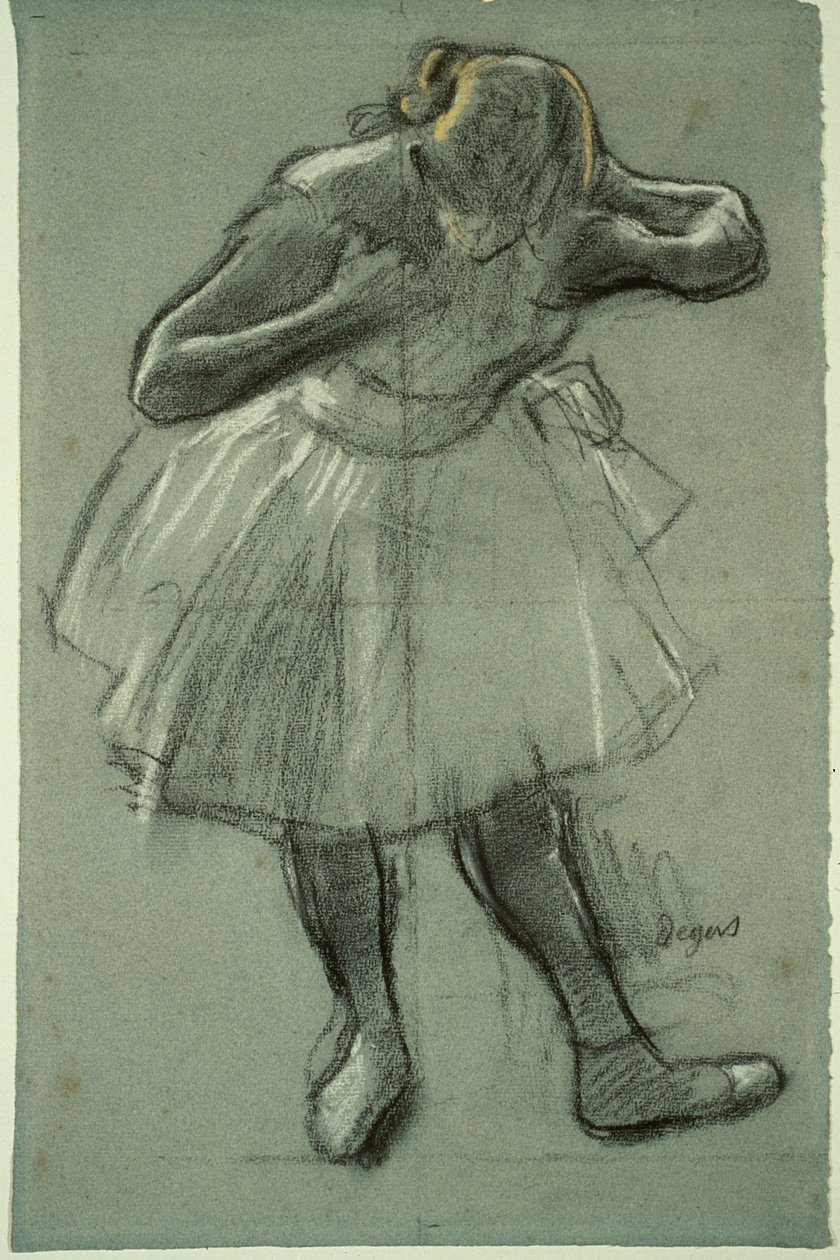 Tanečník v předklonu od Hilaire Germain Edgar Degas